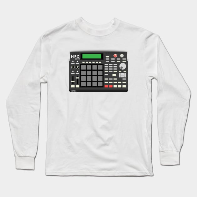 PIXEL ART MPC 2500 Long Sleeve T-Shirt by whizzerdee